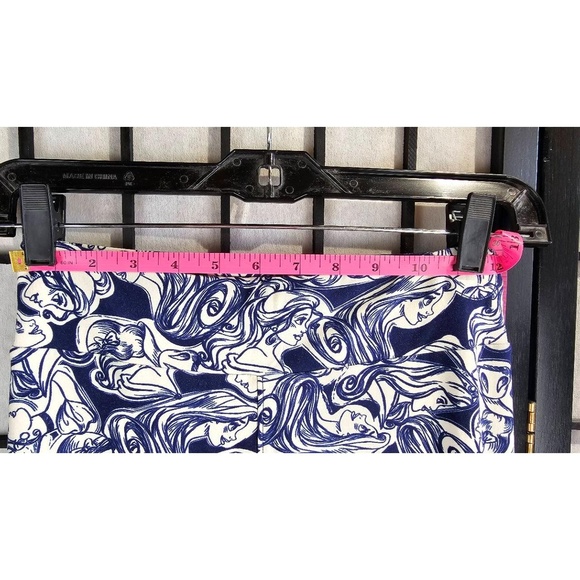 LuLaRoe DISNEY Princesses Blue/ Cream High Waisted Leggings One Size Womens - Picture 6 of 7